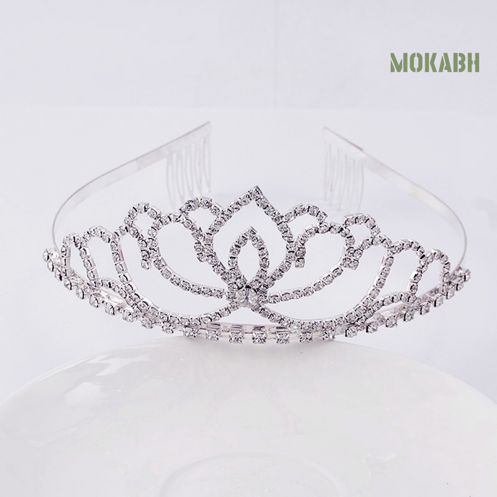 Vương Miện Đính Đá Lấp Lánh Trang Nhã Dành Cho Nữ