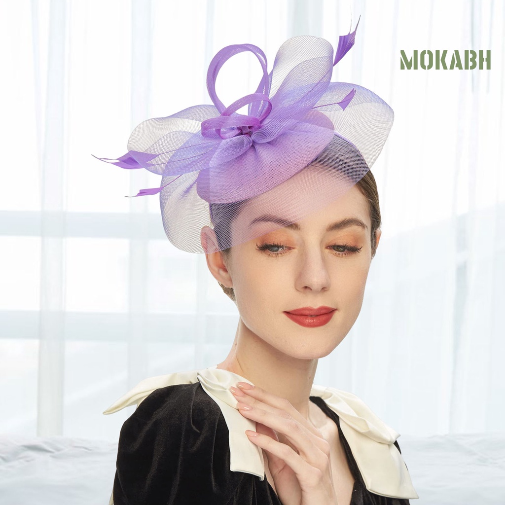 [Mokabh] Cài Tóc Đính Nơ Nhiều Màu Sắc Bắt Mắt Ngọt Ngào Phù Hợp Với Đám Cưới Cho Nữ