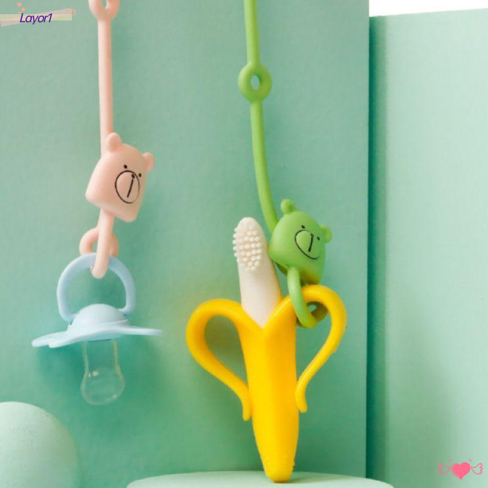 Dây Đeo Núm Vú Giả Chống Thất Lạc Bằng Silicone Cho Bé Yêu LAYOR1