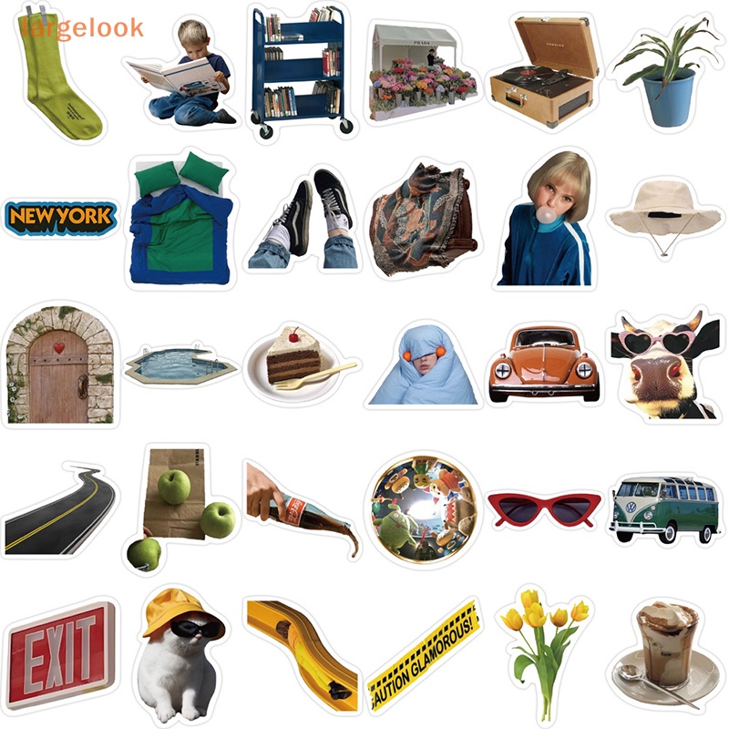 Bộ 63 Miếng Dán Họa Tiết Graffiti Cổ Điển Thời Trang Dùng Trang Trí Sổ Tay / Guitar / Laptop