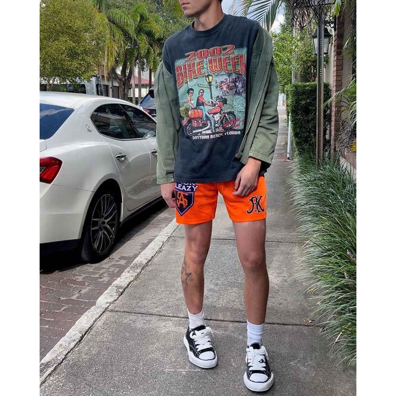 Quần Short Thể Thao Phối Lưới Thoáng Khí Nhanh Khô Thời Trang Cho Nam Và Nữ