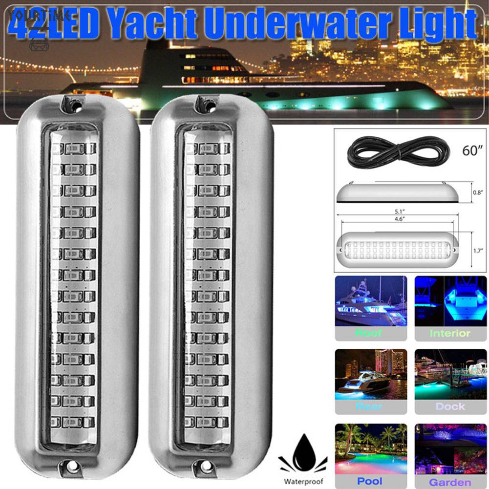 Đèn Led 42 Bóng 10-30V IP68 Chống Thấm Nước Chuyên Dụng Cho Tàu Thuyền