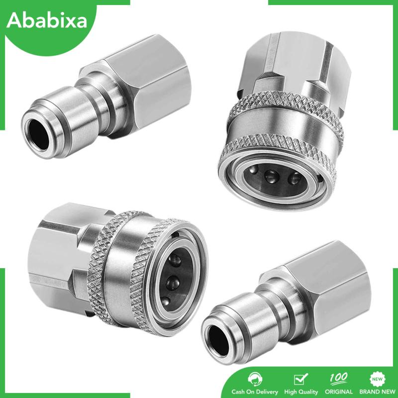 Bộ Đầu Nối Chuyển Đổi Áp Suất Nhanh Sang 3 / 8 '' Chuyên Dụng Cho Máy Rửa Xe Hơi