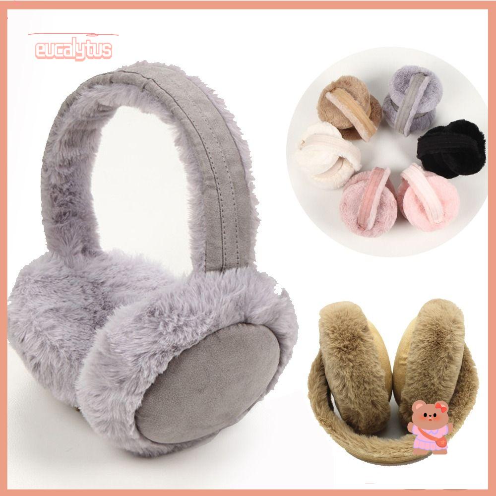 EUTUS Chụp Tai Giữ Ấm Bằng Lông Nhung Mềm Mại Bảo Vệ Tai