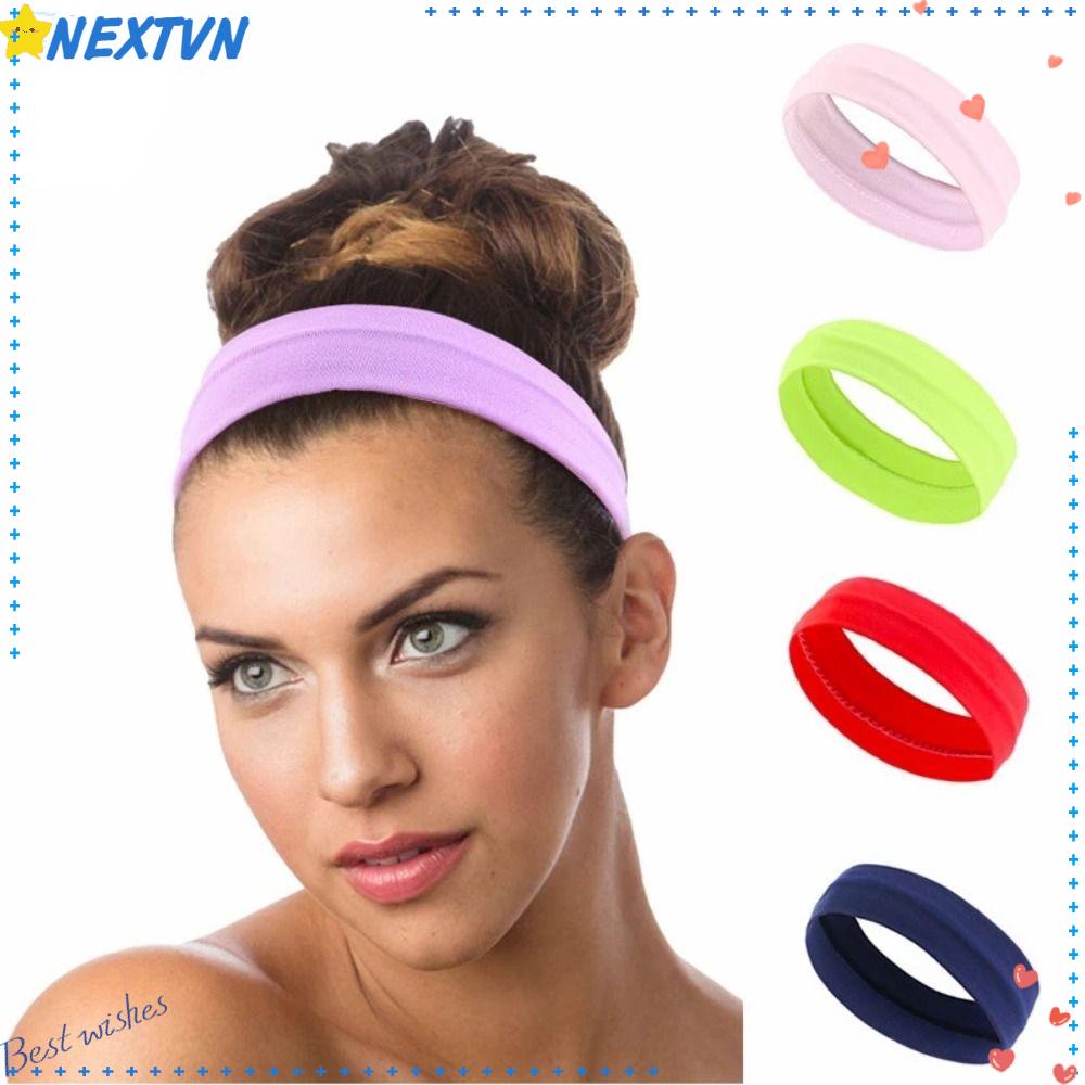 Băng Đô Thể Thao Co Giãn Thấm Hút Mồ Hôi Cho Nữ