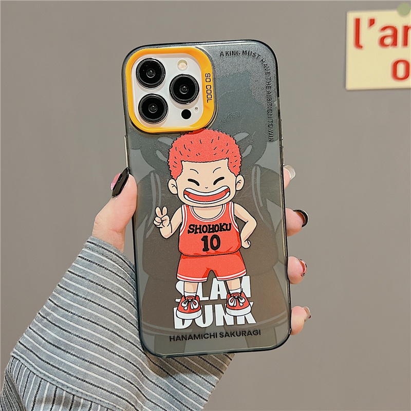 Ốp Điện Thoại Mềm In Hoạt Hình Slam Dunk Cho IPhone14 14Pro 14ProMax 13 13Pro 13ProMax 12 12PRO 12ProMax 11