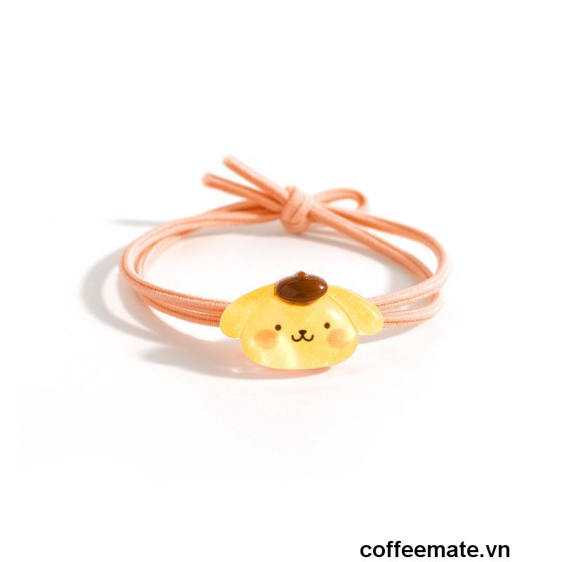 ⚡sanrio Dây Cột Tóc Cao Su Co Giãn Hình Hoạt Hình Dễ Thương