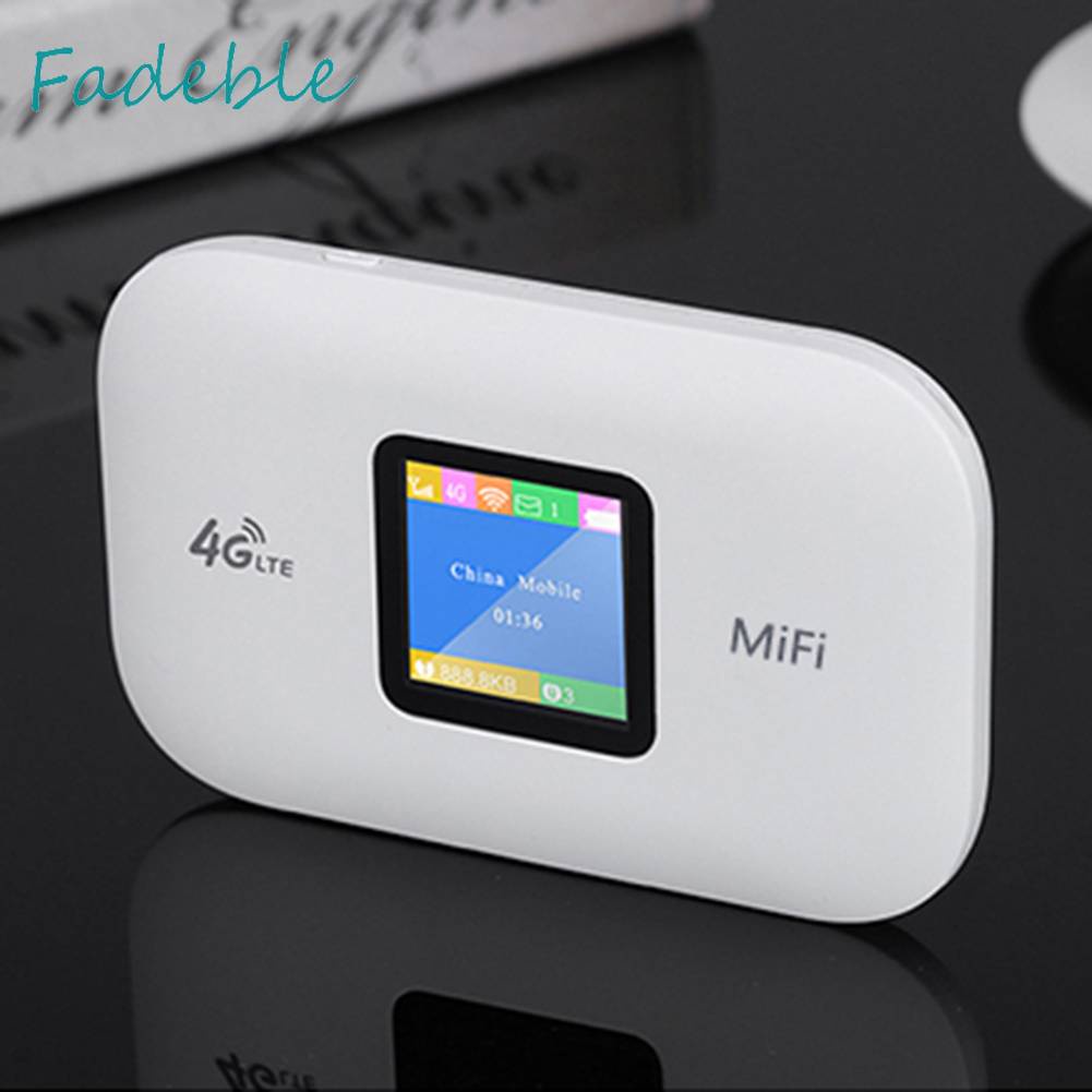 Bộ Phát Sóng 4G Hotspot 3000mAh 150Mbps Mini Màn Hình Màu Dùng Trong Nhà / Ngoài Trời