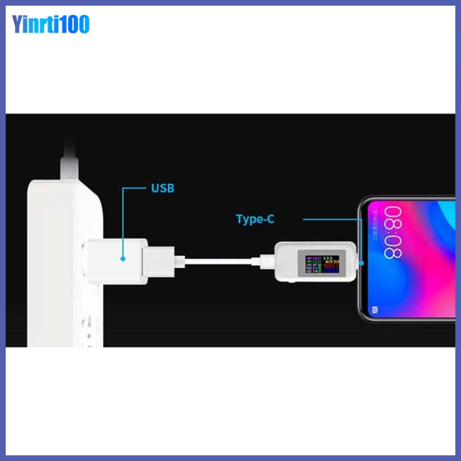 Thiết Bị Kiểm Tra Dòng Điện Màn Hình Màu Kỹ Thuật Số Usb Loại c 24-pin 0.96-inch