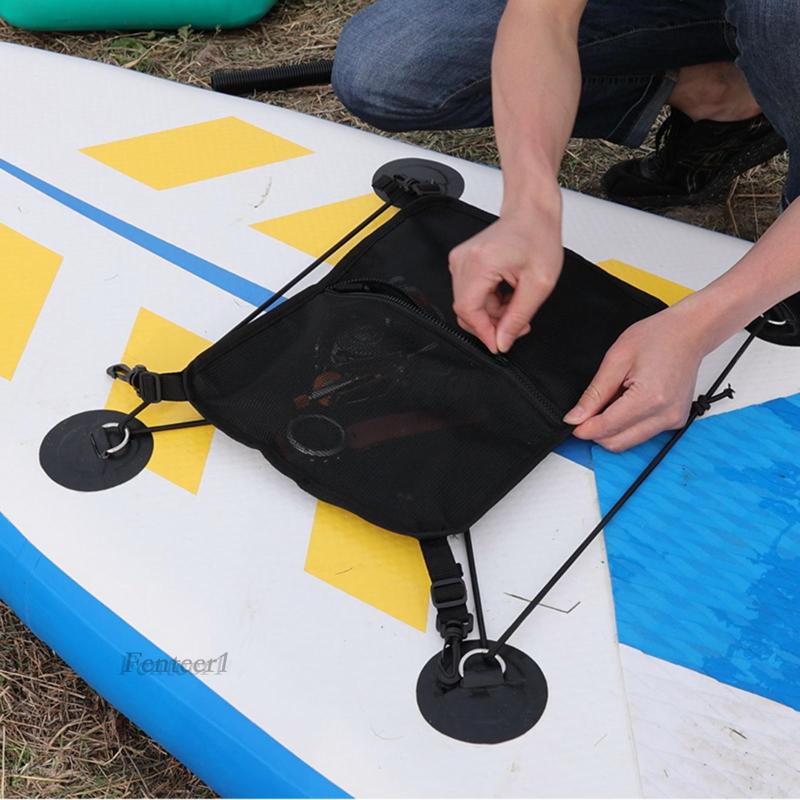 1 [Fenteer1] 4 Miếng Dán Vòng Chữ D Bằng Thép Không Gỉ Cho Thuyền Không Cần Khoan Lỗ