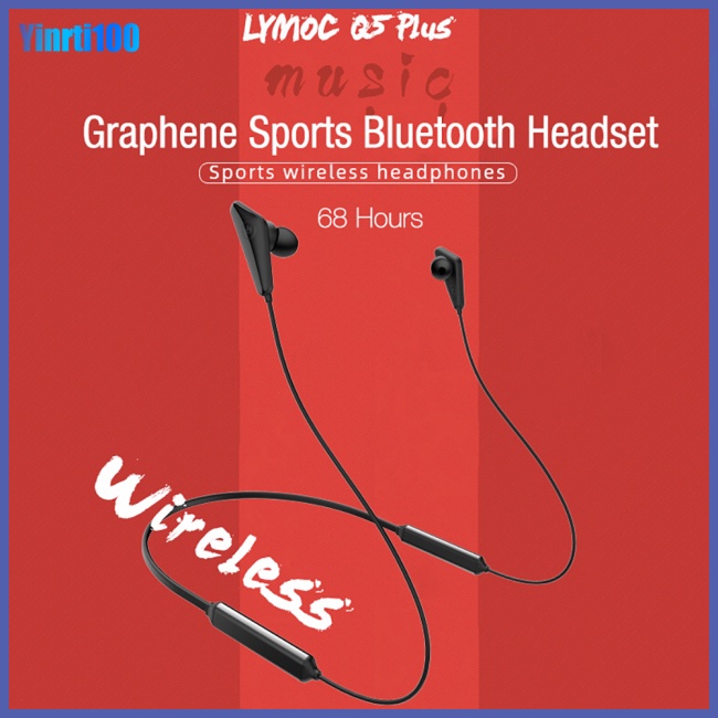 Tai Nghe Treo Cổ Yinrti Kết Nối Bluetooth 5.0 Pin Lớn Giảm Tiếng Ồn