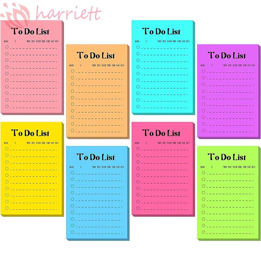 Giấy Ghi Chú Tự Dính Lập Kế Hoạch Hàng Ngày Cho Học Sinh / Văn Phòng