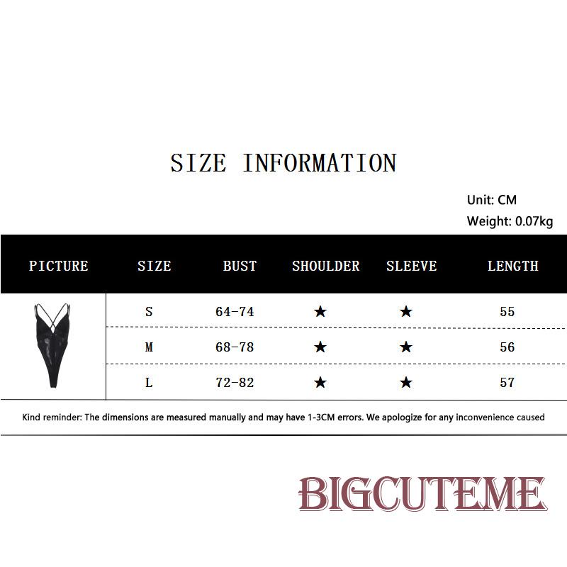 [] - Áo Liền Quần Cổ Chữ V Không Tay Phối Lưới Dây Có Thể Điều Chỉnh Màu Đen Cho Nữ