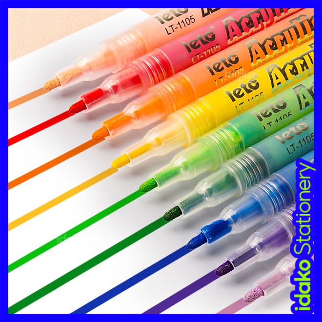 Bút Đánh Dấu Acrylic Vẽ Tranh Graffiti Bằng Gốm 1.0mm LT1105O