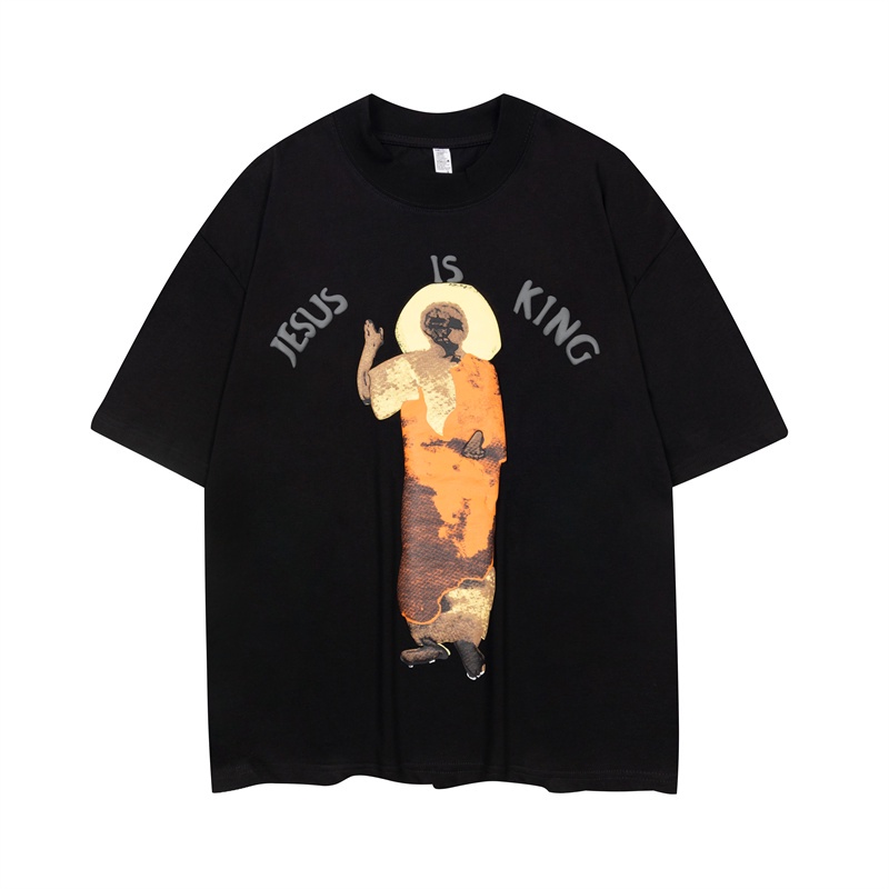 Áo Thun Ngắn Tay Thời Trang Đường Phố Cá Tính Cho Nam Nữ