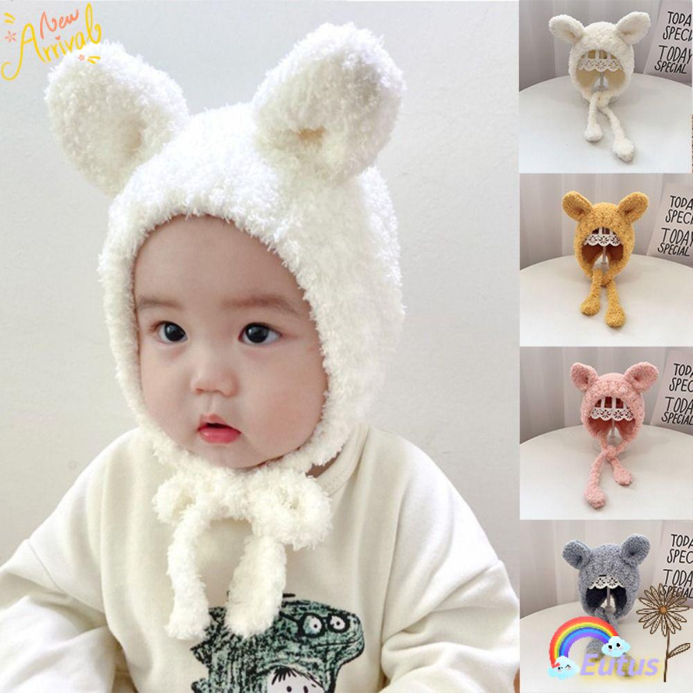 Mũ Tai Gấu Mềm Mại Có Thể Điều Chỉnh Dành Cho Bé