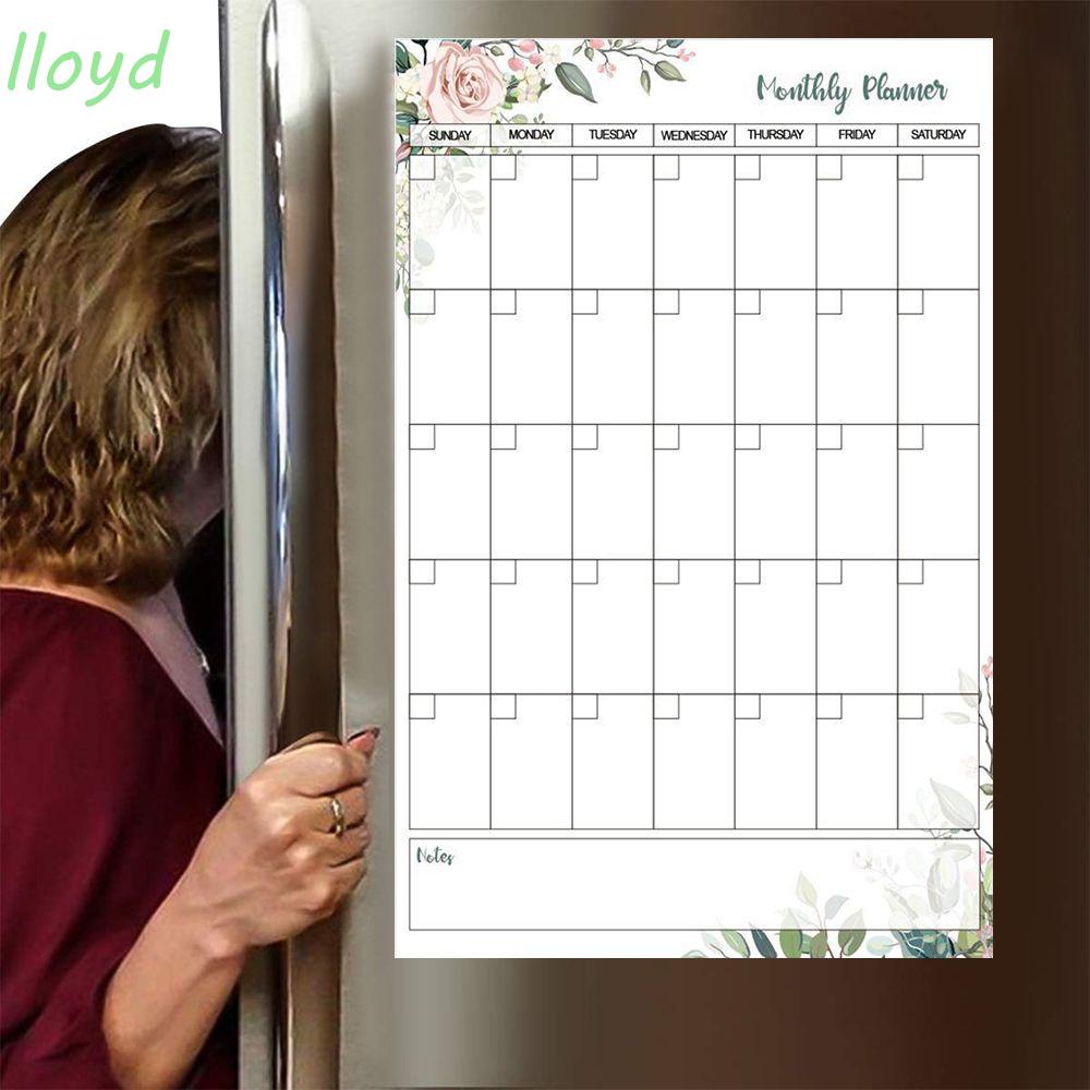 Tủ Lạnh LLOYD. Sổ Ghi Chú Lên Kế Hoạch Hàng Tháng Thiết Kế Sáng Tạo