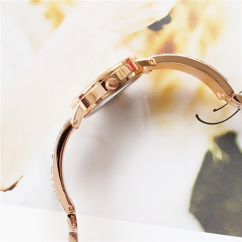 Đồng Hồ Thạch Anh Swarovski Thiết Kế Đơn Giản Thời Trang Cho Nữ