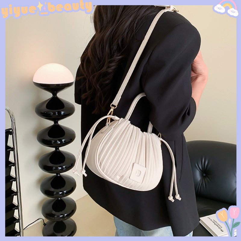 Túi Đeo Chéo Vai Xếp Ly Thời Trang 2023 Dành Cho Nữ