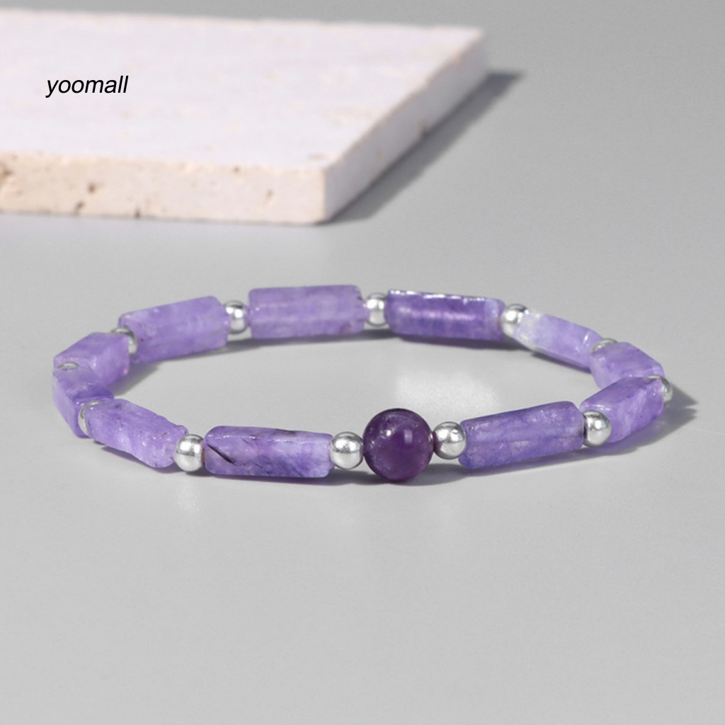 Vòng Tay Chuỗi Hạt Đá Tự Nhiên Không Gây Kích Ứng Siêu Nhẹ Thời Trang Cho Cặp Đôi