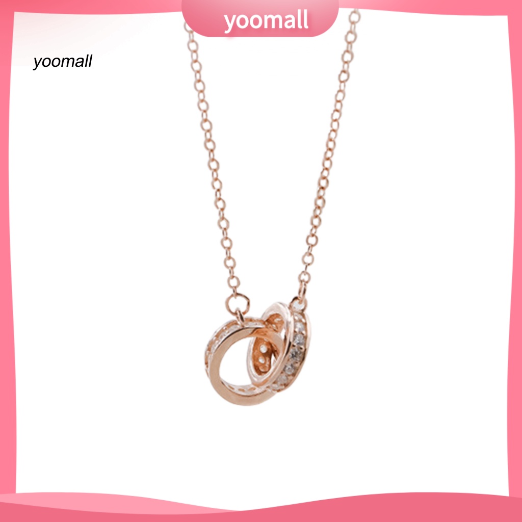 Vòng cổ Mạ Bạc Mặt Tròn Thời Trang Cho Nữ