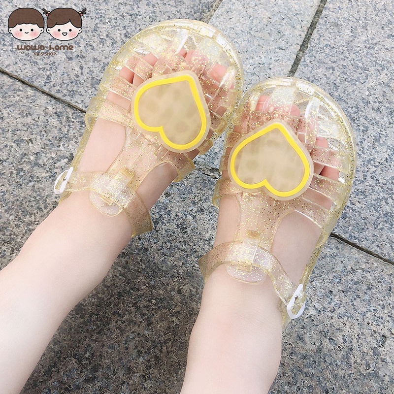 Giày Búp Bê Mềm Thoải Mái Đính Pha Lê Thời Trang Mùa Hè Cho Bé Gái