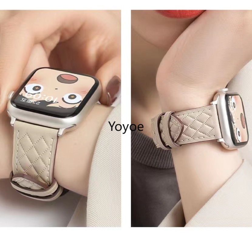 Dây Đeo Bằng Da Có Khóa Kim Loại Cho Đồng Hồ Apple 44mm 45mm 49mm 40mm 41mm 42mm 38mm 45 44 mm iWatch Series 3 4 5 6 Se 7 8