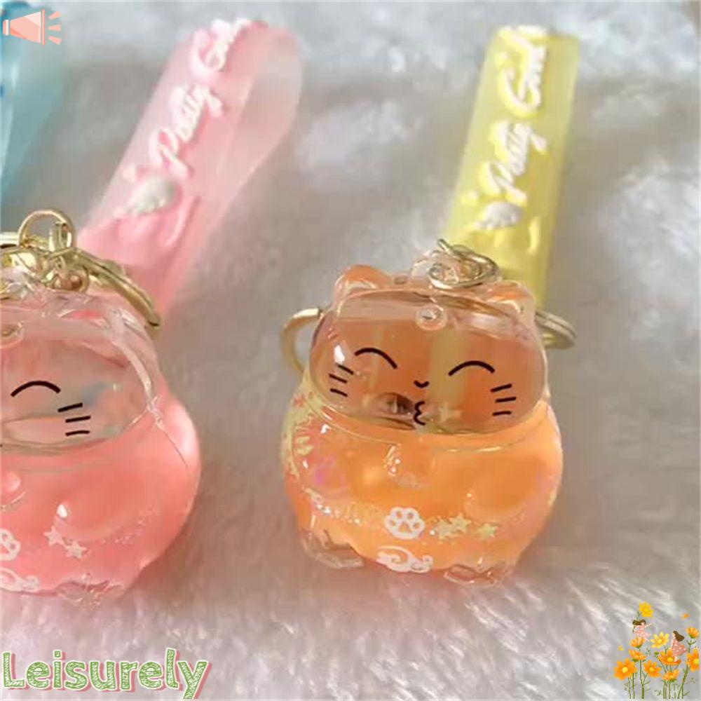 Móc Khóa Trong Suốt Họa Tiết Hoạt Hình Dễ Thương