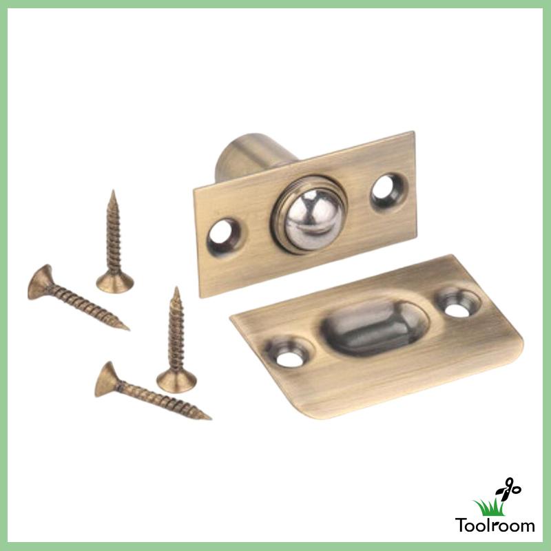 [Toolroom] Chốt Cửa Bóng Màu Đen