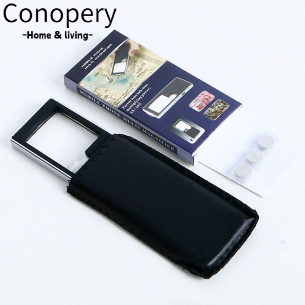 CONOPERY Kính Lúp Cầm Tay Có 4 Đèn LED Chất Lượng Cao