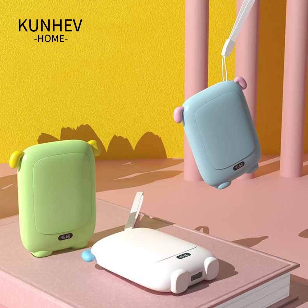 KUNHEV Máy Sưởi Ấm Tay Màn Hình Kỹ Thuật Số Sạc USB Tiện Dụng