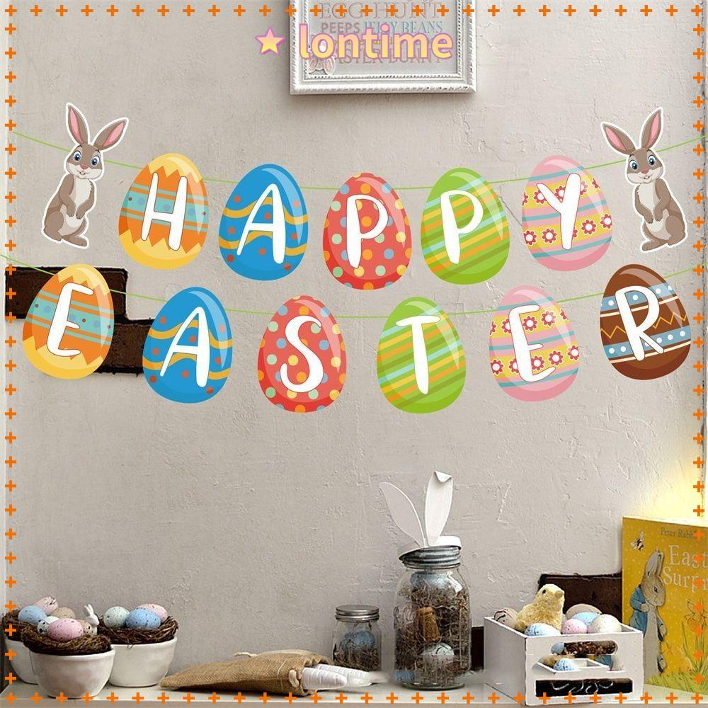 Hàng Mới Về Dây Treo Trang Trí Hình Thỏ Và Trứng Nhiều Màu Mới