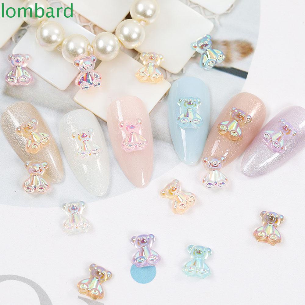 Set 48 Nơ Ruy Băng Trang Trí Móng Tay Nghệ Thuật|Phụ Kiện Trang Trí Móng Tay DIY Xinh Xắn