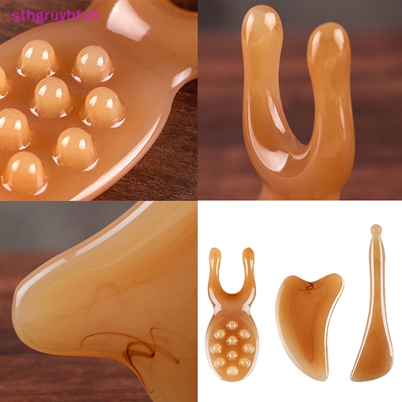 1 Dụng Cụ Mát Xa Mặt Và Cơ Thể Bằng Nhựa Resin Thúc Đẩy Lưu Thông Máu