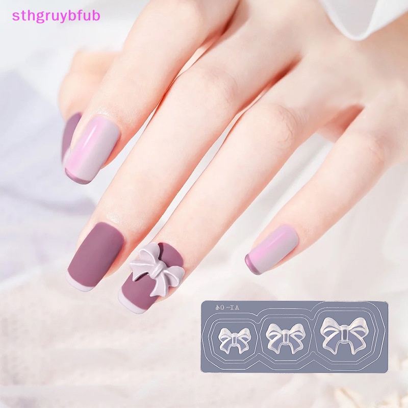 Khuôn Silicone Tạo Hình Bướm 3D Trang Trí Móng Tay