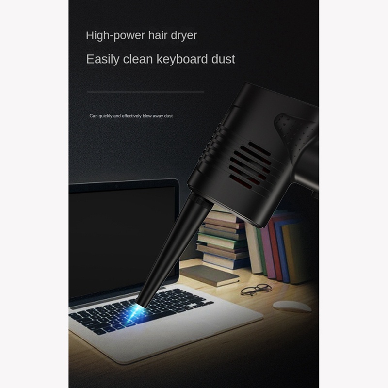 Robot Hút Bụi Xe Hơi Cầm Tay Không Dây 2 Trong 1 6000MAh