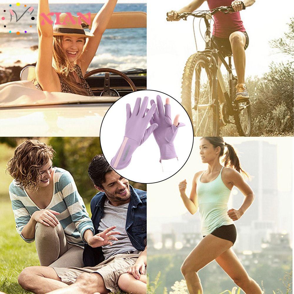 XIANTIN Găng Tay Chống Tia UV Thời Trang Mùa Hè Dành Cho Nữ
