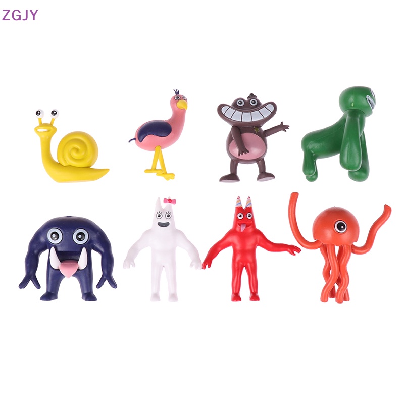 Set 8 Mô Hình Đồ Chơi Nhân Vật Hoạt Hình Garten Of Banban Bằng PVC Mới