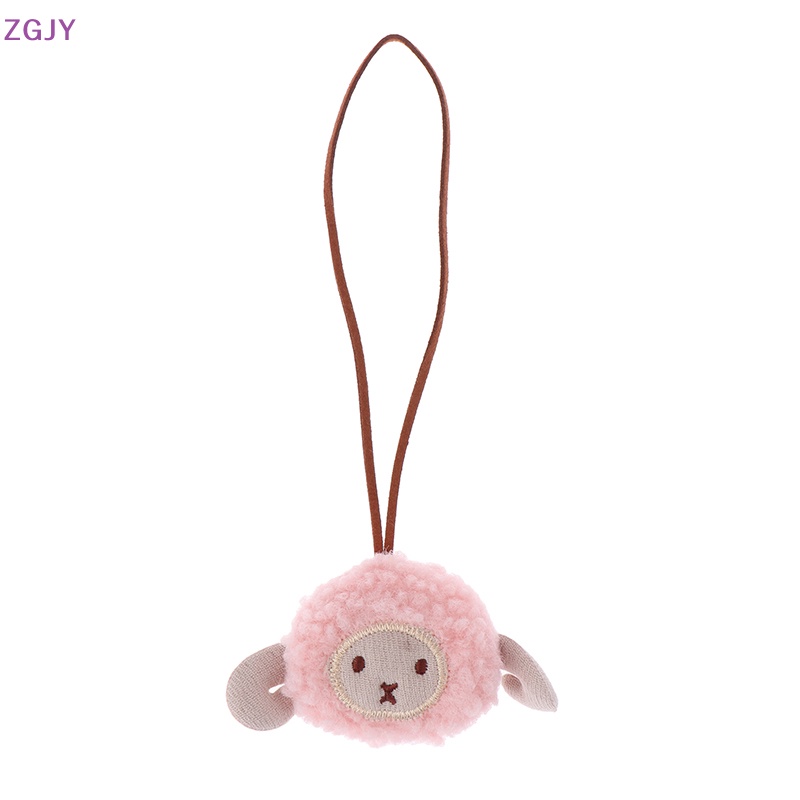 Móc Khóa Hình Cừu Nhồi Bông Nhỏ Nhắn Dễ Thương Chống Mất Tích Hợp Thẻ Tên Dành Cho Trẻ Mẫu Giáo Mới