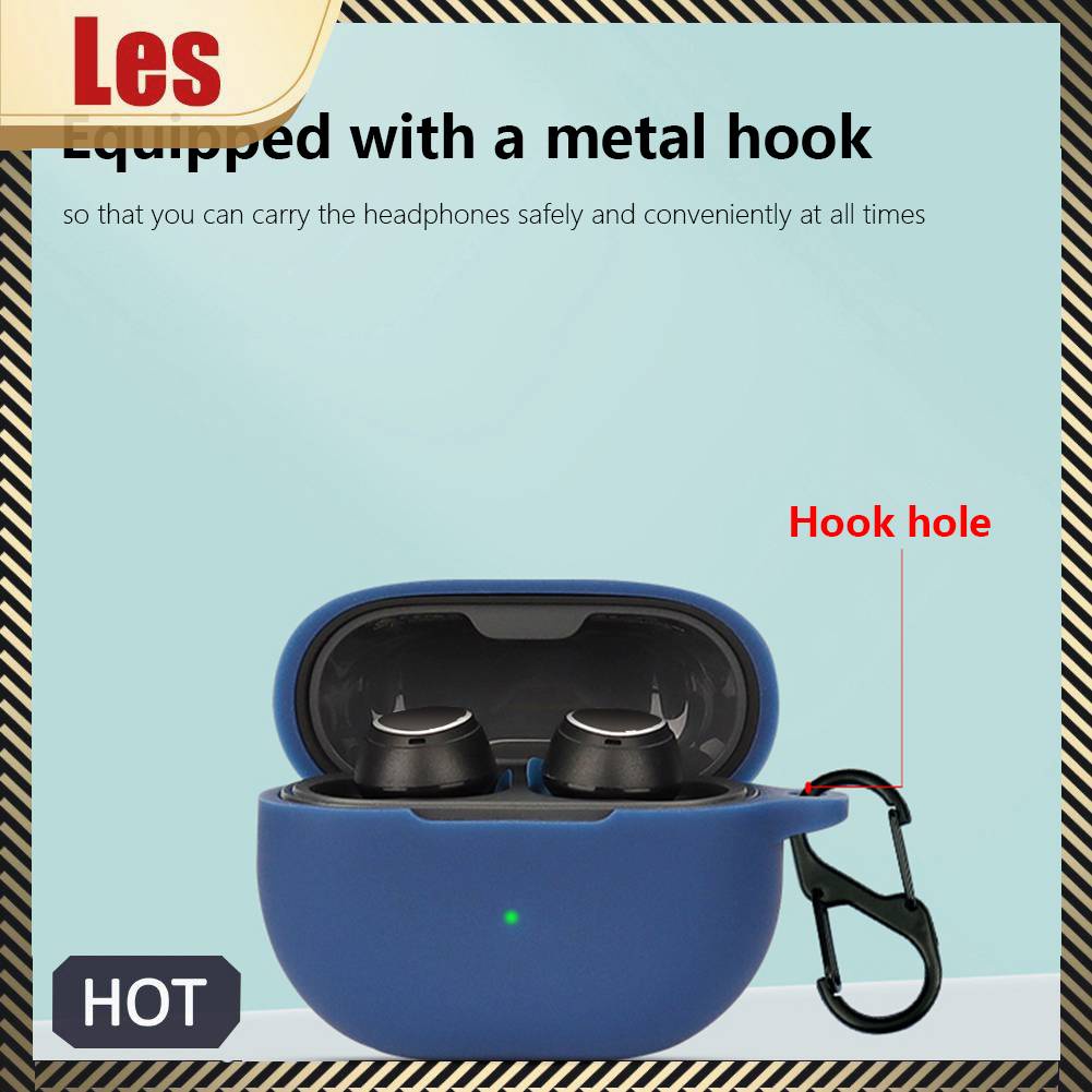Vỏ Bảo Vệ Hộp Sạc Tai Nghe Không Dây Bằng Silicone Cho SoundPEATS Mini Pro Ốp