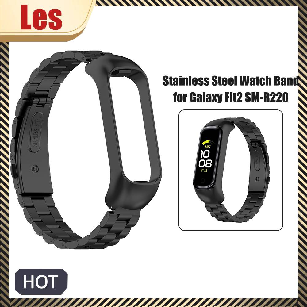 Dây Đeo Thay Thế Chất Liệu Silicon Màu Trơn Cho Samsung Galaxy Fit2 SM-R220