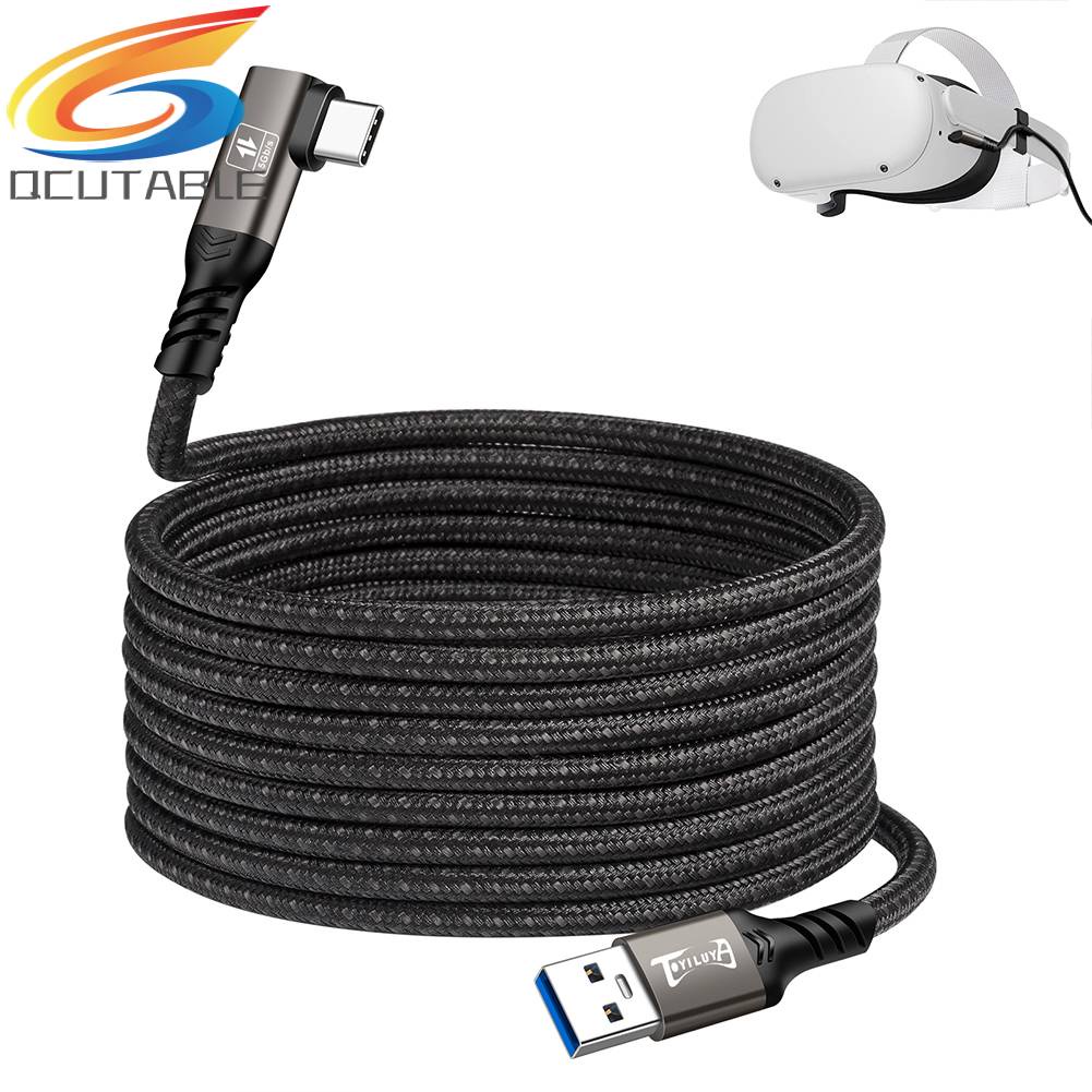 Dây Cáp Truyền Dữ Liệu 5m 5 / 10Gbps PD100W Cho Meta Quest Pro / Oculus Quest 2