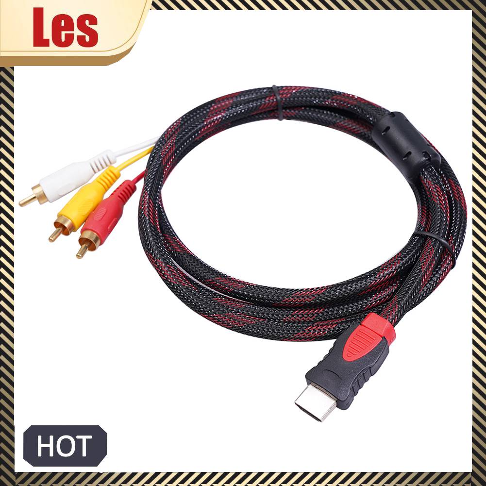 Cáp ChuyểN ĐổI Âm Thanh HDMI-Compatible Sang 3RCA Cho TV Box