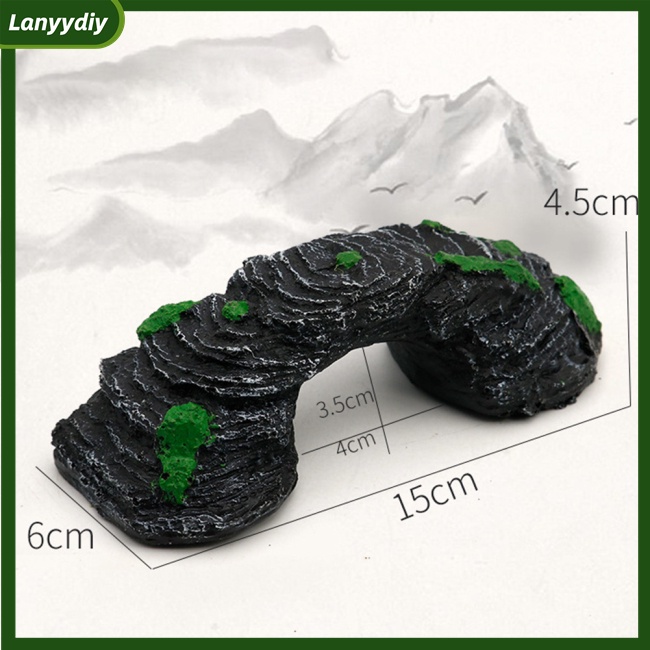 Bệ Đá Leo Trèo Bằng Nhựa Trang Trí Bể Cá