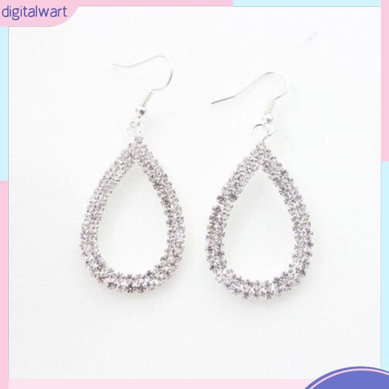 Đôi Bông Tai Dáng Dài Đính Đá Thời Trang Cho Nữ