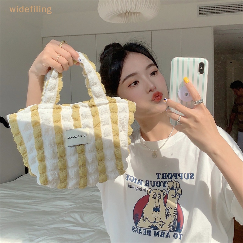 Túi Xách Tote Vải Sức Chứa Lớn Phong Cách Hàn Quốc Thời Trang Cho Nữ