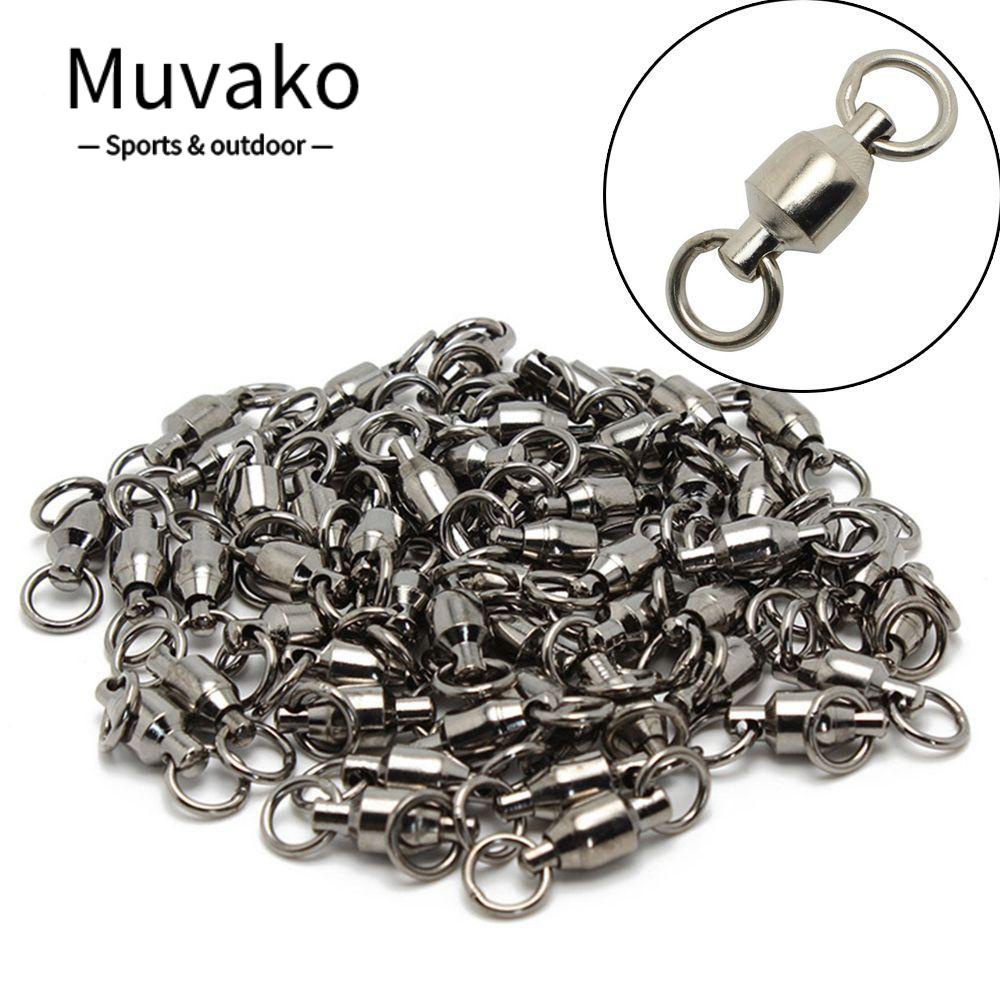 MUVAKO Bộ 5 Móc Nối Mồi Câu Cá Kích Thước 0 Mới# Từ 10 Đến 10 Tuổi# Vòng Bi Chất Lượng Cao Chuyên Dụng