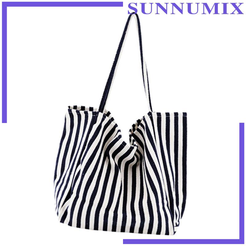 Túi Tote Vải Canvas Cỡ Lớn Thiết Kế Đơn Giản Thời Trang Đi Mua Sắm Hàng Ngày