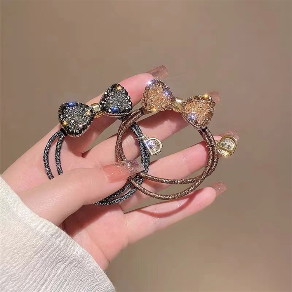 Dây Cột Tóc Đính Đá Pha Lê Lấp Lánh Thời Trang