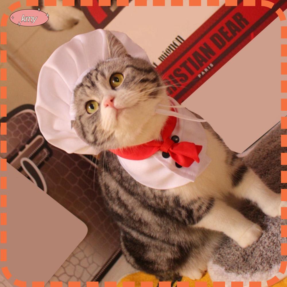 Mũ Đầu Bếp Bằng Polyester Chất Lượng Cao Hóa Trang Cho Thú Cưng